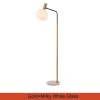 MIRODEMI® Geneva | Stylish Gold Glass Luxury Floor Lamp for Living Room, Bedroom, Home, Hall