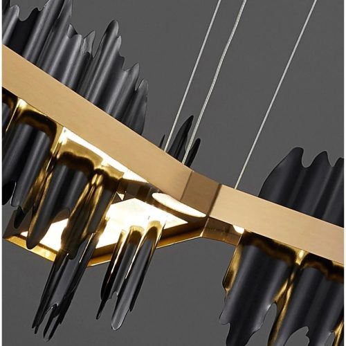 MIRODEMI Geneve Black Gold Long Light Fixture