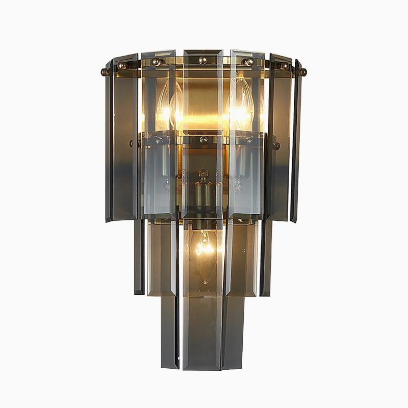 MIRODEMI Gernika Gold Blue Wall Light