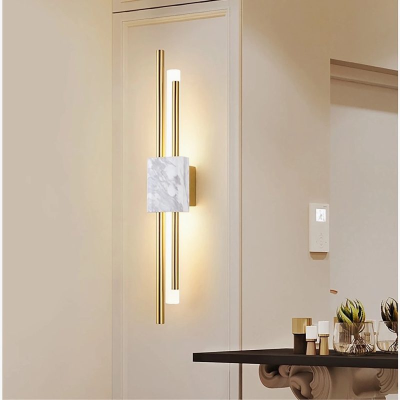 MIRODEMI Girona LED Marble Wall Light Postmodern Design