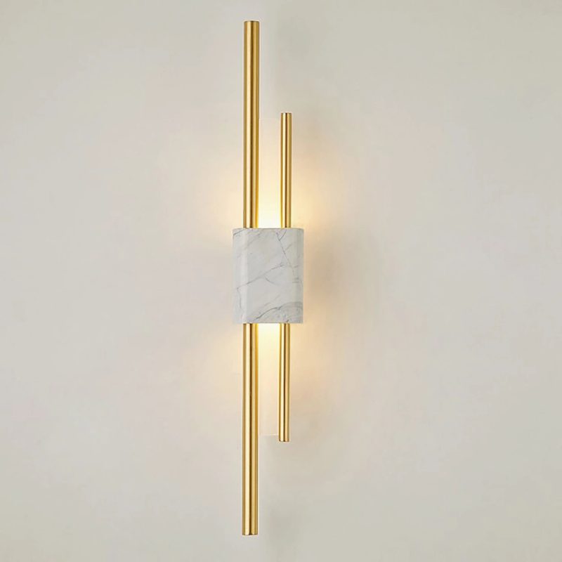 MIRODEMI Girona Postmodern Aesthetic Marble LED Wall Light