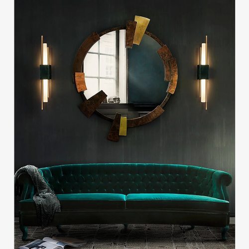 MIRODEMI Girona Postmodern Elegance Marble LED Wall Fixture