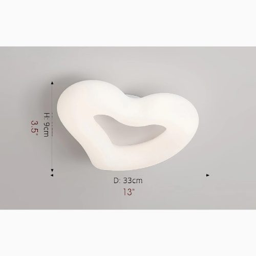 MIRODEMI Haacht Modern Heart Shaped LED Ceiling Light