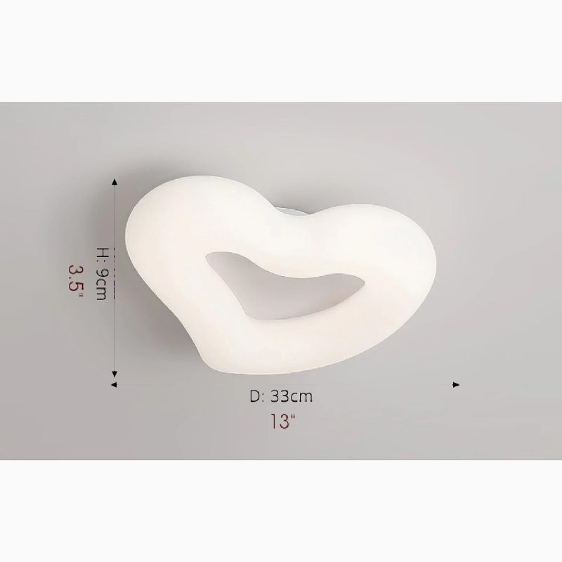 MIRODEMI Haacht Modern Heart Shaped LED Ceiling Light