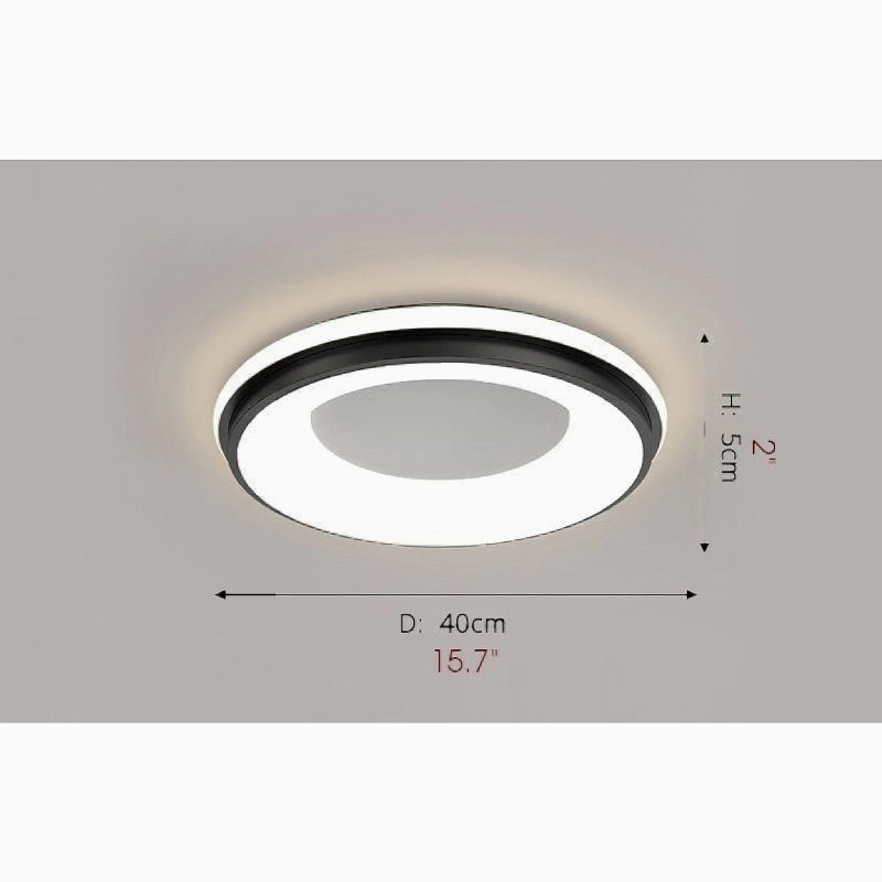 MIRODEMI Hamont Achel White Led Ceiling Lamp