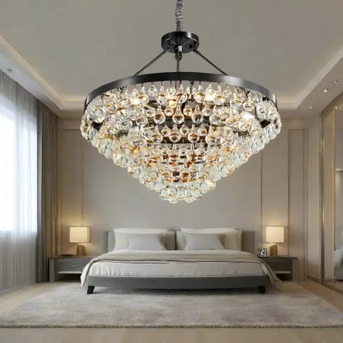 MIRODEMI Houffalize Round Chandelier for Bedroom