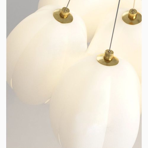 MIRODEMI Idro Modern Ceiling Chandelier in the Shape of Flower for Bedroom