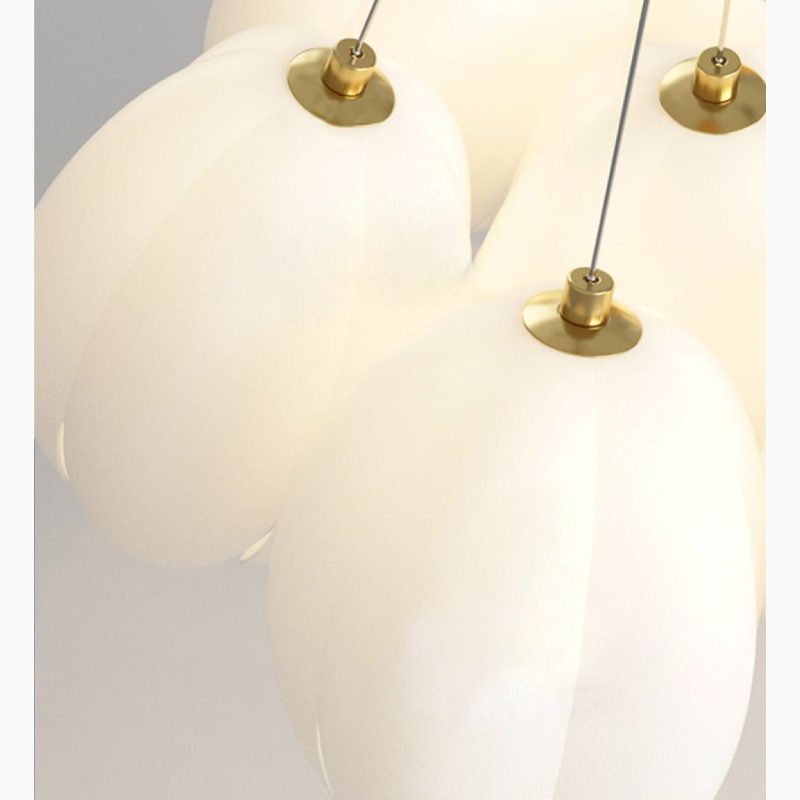 MIRODEMI Idro Modern Ceiling Chandelier in the Shape of Flower for Bedroom