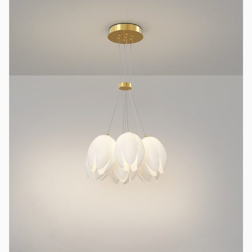 MIRODEMI Idro Modern Elegant Ceiling Lamp in the Shape of Flower for Bedroom