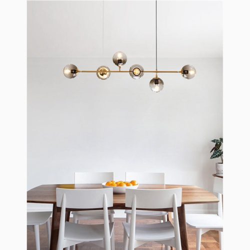 MIRODEMI Ilbono Nordic LED Pendant Light Glass for Dining Room