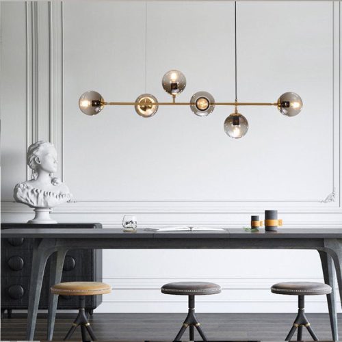 MIRODEMI Ilbono Nordic Pendant Light Glass Ball for Dining Room