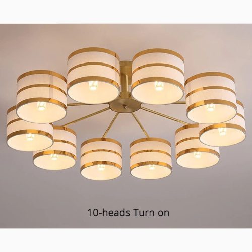 MIRODEMI Inarzo Post Modern LED Chandelier For Bedroom Study Dining Room 10 heads