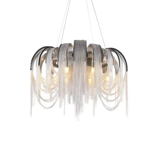 MIRODEMI Incudine Luxury Vintage LED Chandelier with Thin Chains