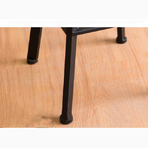 MIRODEMI Industrial Styled Iron Rotating Lifting Bar Stool Made of Solid Wood bar wood stool