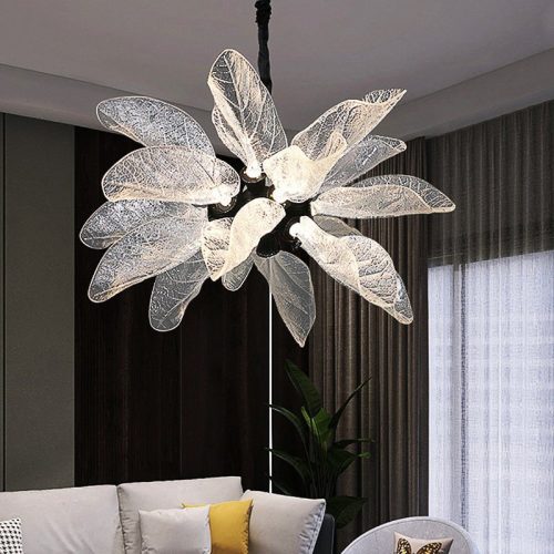 MIRODEMI Irsina Creative Chandelier Shape Leaf for Living Room Kitchen