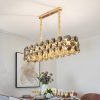 MIRODEMI Isola | Beautiful Luxury Smoky Gray/Cognac Crystal Chandelier