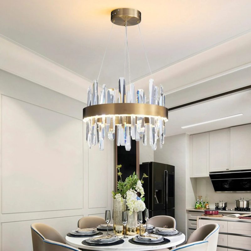 MIRODEMI Jodoigne Modern Crystal Chandelier