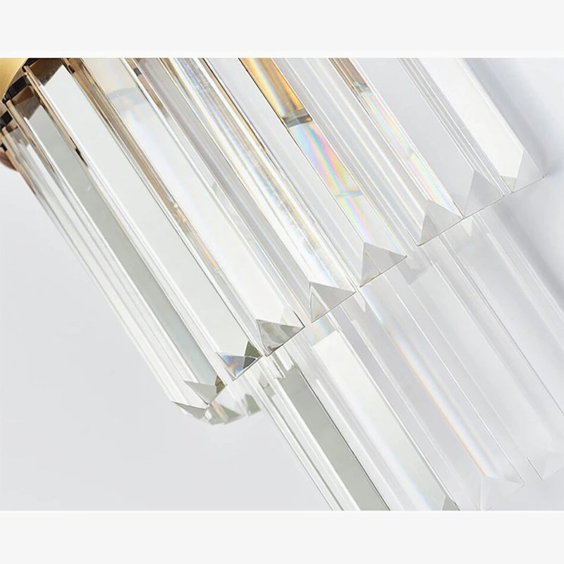 MIRODEMI Kriens Modern Crystal Wall Lamp For Bedroom