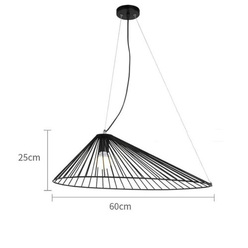 MIRODEMI La Colmiane Loft Hat Iron Pendant Light Lamp