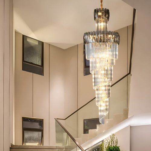 MIRODEMI Le Cannet luxury chandelier for staircase light