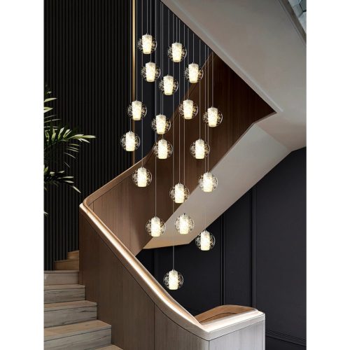 MIRODEMI Lenno Luxury Chandelier LED Light for Staircase