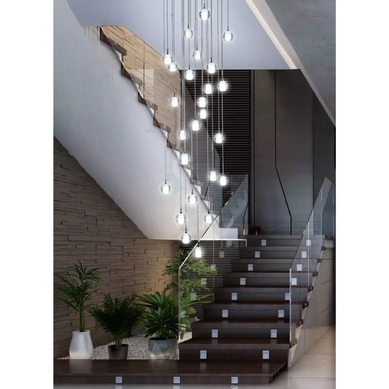 MIRODEMI Lenno Luxury LED Chandelier for Living Room