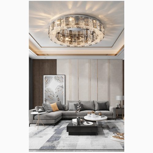 MIRODEMI Loano modern drum chandelier