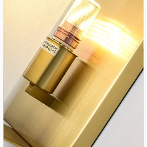 MIRODEMI Luxury Copper Marble Gold LED Wall Lamp for Living Room Bedroom Home Details