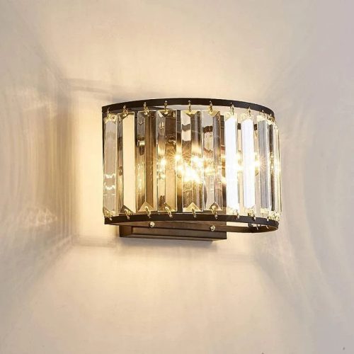 MIRODEMI Luxury Crystal Luxury Wall Lamp in American Style for Living room