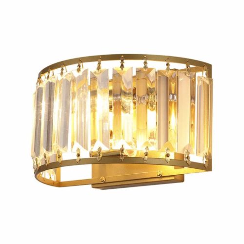 MIRODEMI Luxury Crystal Luxury Wall Lamp in American Style for Living room Home Hall 1