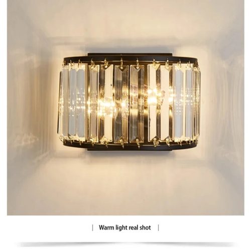 MIRODEMI Luxury Crystal Luxury Wall Lamp in American Style for room Bedroom Hall