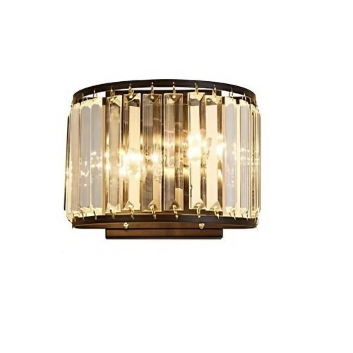 MIRODEMI Luxury Crystal Wall Lamp in American Style for Living room Bedroom