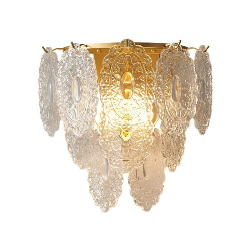 MIRODEMI Luxury Glass Wall Lamp in French Style for Living Room