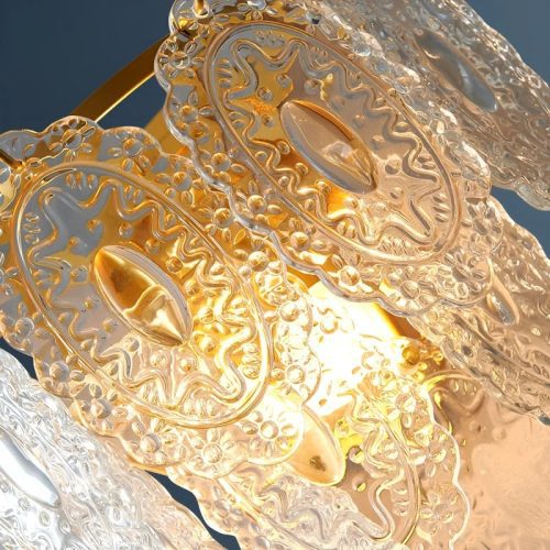 MIRODEMI Luxury Glass Wall Lamp in French Style for Living Room Bedroom Hall Details