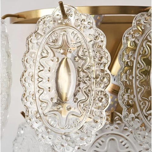 MIRODEMI Luxury Glass Wall Lamp in French Style for Living Room Bedroom Hall Home Details