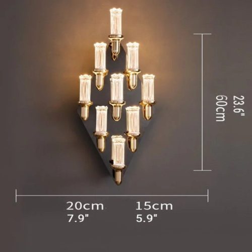 MIRODEMI Luxury LED Wall Lamp in Roman Style Light for Bedroom Hall Home