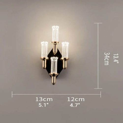 MIRODEMI Luxury LED Wall Lamp in Roman Style Light for Living Room Hall Home