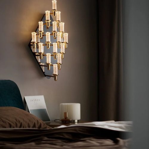 MIRODEMI Luxury LED Wall Lamp in Roman Style for Room Bedroom Hall Home