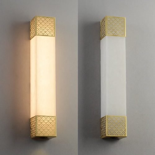 MIRODEMI Luxury Marble Wall Lamp in Traditional Chinese Style