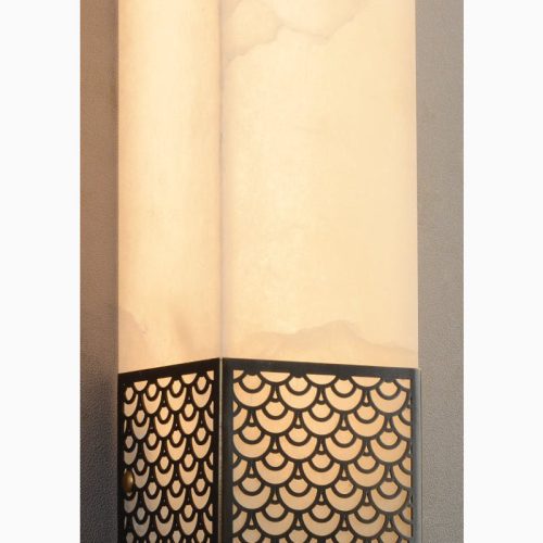 MIRODEMI Luxury Marble Wall Lamp in Traditional Chinese Style for Living Room