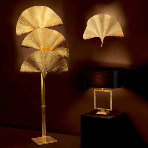 MIRODEMI Luxury Wall Lamp in Shape of Giant Leaf for Living Room Bedroom Home