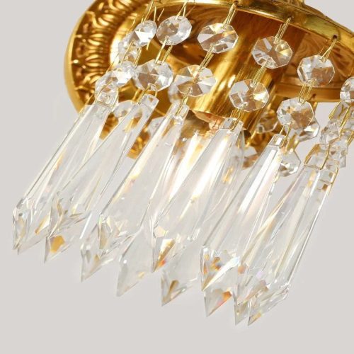 MIRODEMI Luxury Wall Lamp in the Shape of a Deer Head Gold for Living Room Bedroom Home Details