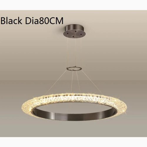 MIRODEMI M nchenstein Gold Black Crystal Chandelier for Bedroom