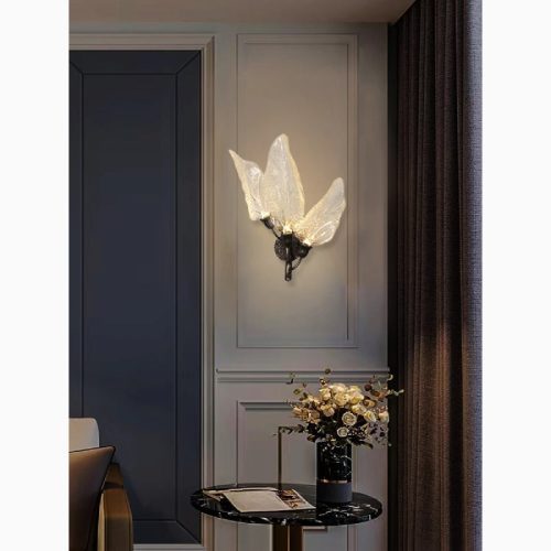 MIRODEMI Madrid Organic Leaf Wall Lamp for Home Hall