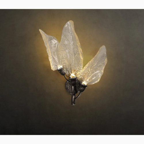 MIRODEMI Madrid Organic Leaf Wall Lamp for Home Living Room