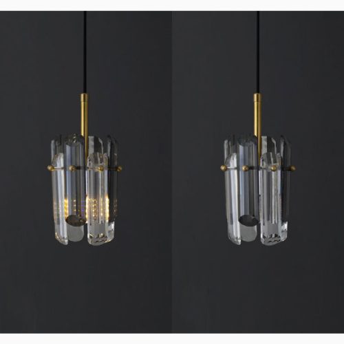 MIRODEMI Mallare Postmodern Diamond Crystal Pendant Light Luxury LED Lamp for Classy House