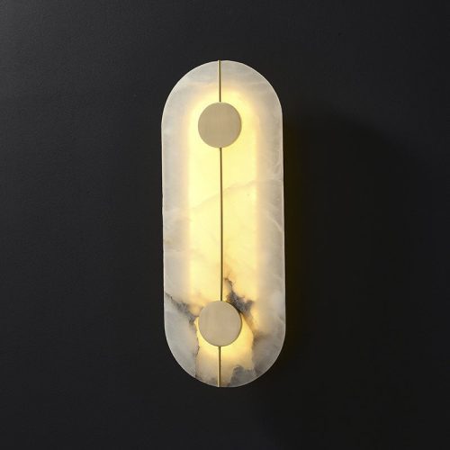 MIRODEMI Marble Wall Lamp in Chinese Style for Living Room Bedroom Home