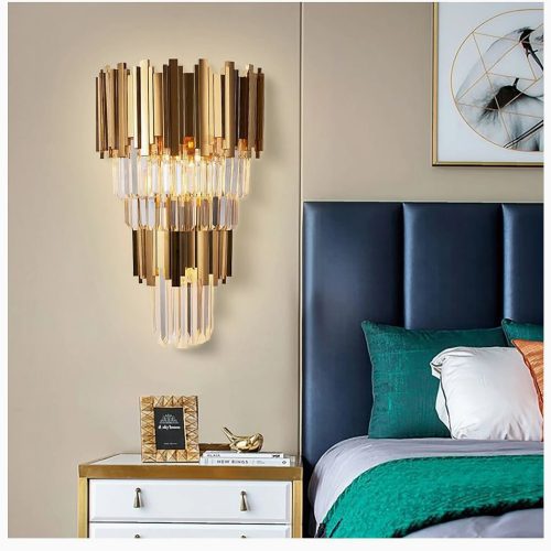 MIRODEMI Marie golden wall sconce