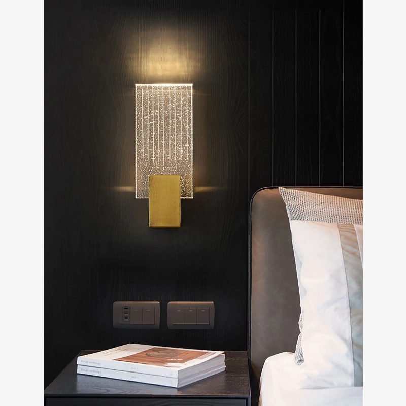 MIRODEMI Martos Stylish Crystal LED Wall Sconce