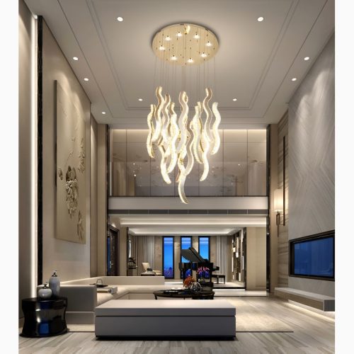 MIRODEMI Menaggio Luxury LED Chandelier for Marvellous Living Room